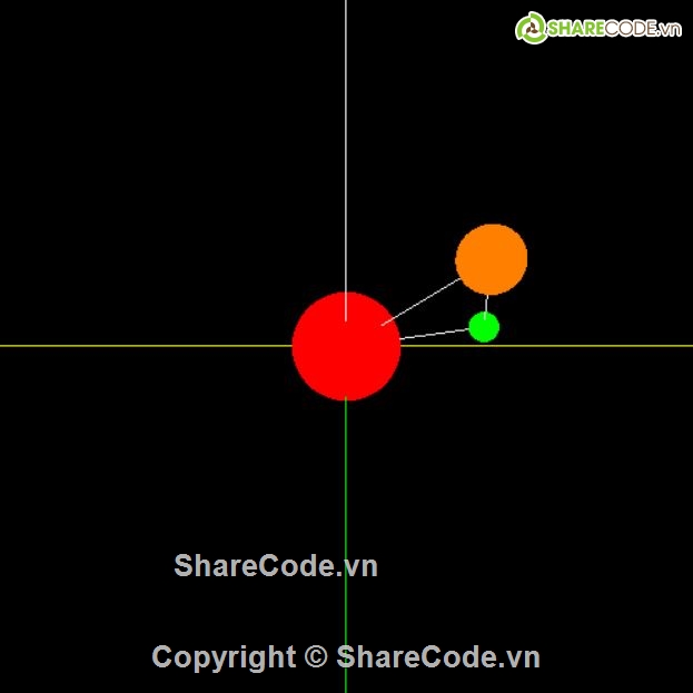 code đồ họa,đồ họa máy tính,mô phỏng hệ mặt trời,hệ mặt trời,thiên thạch